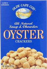 Olde Cape Cod paquete frontal mostrando las galletas y frescura