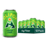 OLIPOP lata frontal mostrando diseño y beneficio prebiótico