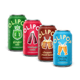 OLIPOP pack frontal 12 unidades mostrando variedad y conveniencia