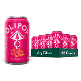 OLIPOP lata frontal del pack mostrando diseño y conveniencia
