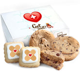 OMCookie cesta frontal con galletas grandes y presentación elegante