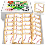 OMCookie galleta frontal con diseño béisbol lista para fiesta