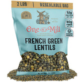 ONE IN A MILL frente del empaque 2lb, conserva frescura