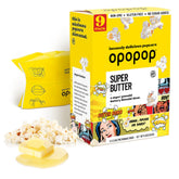 OPOPOP empaquetado frontal mostrando caja y cantidad, conveniencia inmediata