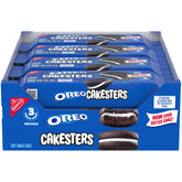 OREO empaque frontal mostrando los Cakesters, conveniente y listo para llevar