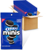 OREO Minis frente del empaque mostrando bolsitas individuales y conveniencia