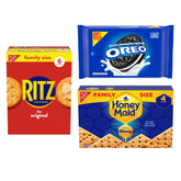 OREO paquete frontal mostrando variedad y conveniencia