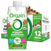 Orgain Iced Café Mocha vista frontal mostrando envase y conveniencia