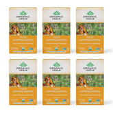 ORGANIC INDIA presentación frontal mostrando el empaque y beneficios