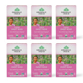 ORGANIC INDIA frente del empaque mostrando paquete y etiqueta clara