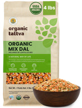 Organic Tattva paquete frontal mostrando 4 lbs, claridad y confianza