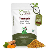 Organic Way empaque frontal mostrando bolsa y certificaciones, confianza y calidad