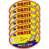 Ortiz lata frontal mostrando marca y presentación, conveniencia inmediata