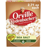 Orville Redenbacher’s caja de 6 unidades mostrando el empaque y conveniencia