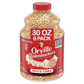 Orville Redenbacher's envase frontal mostrando etiqueta y tamaño, beneficio de cantidad