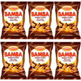Osem Bamba frente del empaque mostrando el paquete individual y marca, práctico para llevar