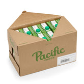 Pacific Foods envase frontal mostrando etiqueta y beneficios nutricionales