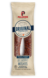 Palacios chorizo empaque frontal muestra marca y peso