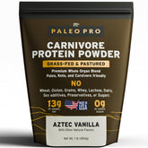 Paleo Pro envase Carnivore Complete frente, fácil identificación y beneficio de nutrición animal