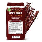 Paleovalley empaque frontal mostrando snack portable y limpio
