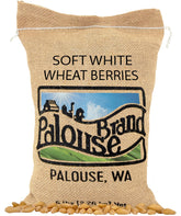 Palouse Brand empaque frontal de trigo 5 lbs mostrando origen y peso