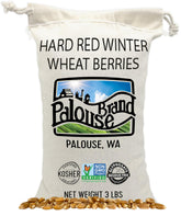 Palouse Brand empaque frontal 3 lb mostrando certificaciones y origen