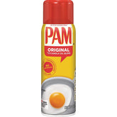 PAM aerosol frente del envase mostrando etiqueta original y facilidad de uso