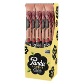 Panda frente del paquete mostrando barritas, conveniencia y tradición