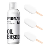 Pandalab envase frontal 80 ml colorante blanco mostrando dosificador y etiqueta clara