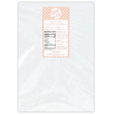 paper2eat frente del paquete con 50 hojas y bolsa resellable mostrando cantidad