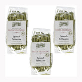 Pasta Deliziosa! pack frontal mostrando fettuccine verde y atractivo visual