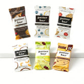 Patter Bar empaque frontal mostrando variedad y conveniencia