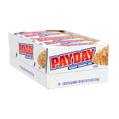PayDay primer plano de cacahuates crujientes que aportan textura y proteína