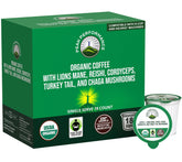 Peak Performance frontal de la caja mostrando sello USDA Organic y beneficio sostenible