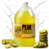 Peak Pickle vista frontal del galón mostrando presentación y uso práctico