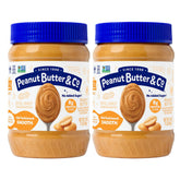 Peanut Butter & Co. frasco frontal mostrando el envase y la marca como opción clásica