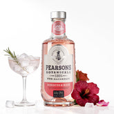 Pearsons botella frontal mostrando diseño elegante y beneficio de presentación premium
