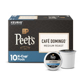 Peet's Coffee frente del empaque mostrando diseño y cantidad 10 cápsulas