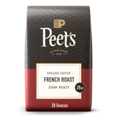 Peet's Coffee frontal del envase mostrando diseño y tamaño práctico