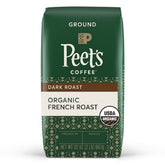 Peet's Coffee frente del paquete 32 oz muestra orgánico y ahorro