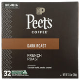 Peet's Coffee frontal del paquete K-Cup mostrando marca y tueste