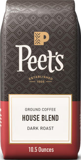 Peet's empaque frontal mostrando la bolsa y beneficio frescura