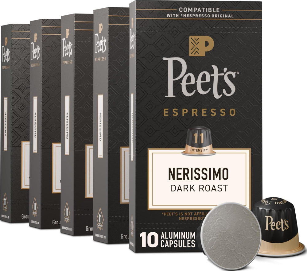 Peet's frontal del empaque mostrando intensidad 11 y diseño premium
