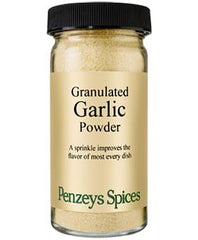 Penzeys mostrando el frasco frente con tapa, conserva sabor y facilita sazonar