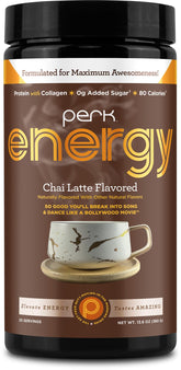 Perk envase frente mostrando 20 servicios y sin gluten
