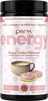 Perk envase frontal Sugar Cookie mostrando diseño y cantidad de servicios