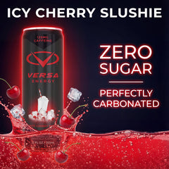 PEScience VERSA detalle de lata y textura que sugiere carbonatación y sabor limpio