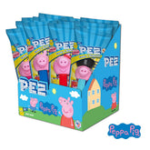 PEZ Peppa Pig vista frontal del paquete con 12 dispensadores listos para fiestas