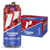 PHORM ENERGY lata Cherry Slush frontal destacando 16 oz y diseño atractivo