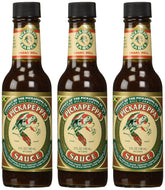 Pickapeppa botella frontal 5 oz mostrando etiqueta auténtica y conveniencia